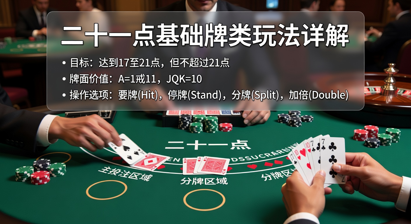 二十一点基础牌类规则技巧指南