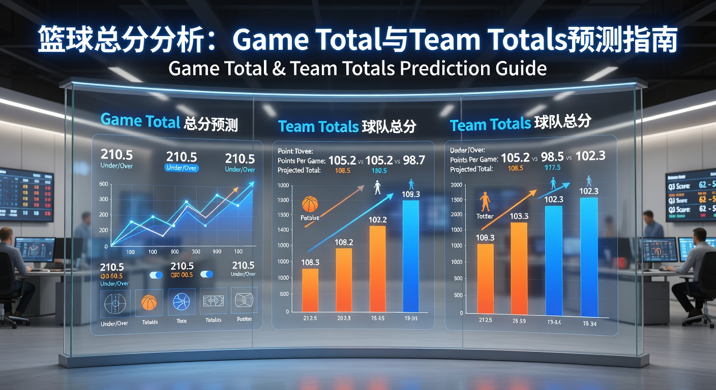 篮球总分：Game Total Team Totals分析技巧