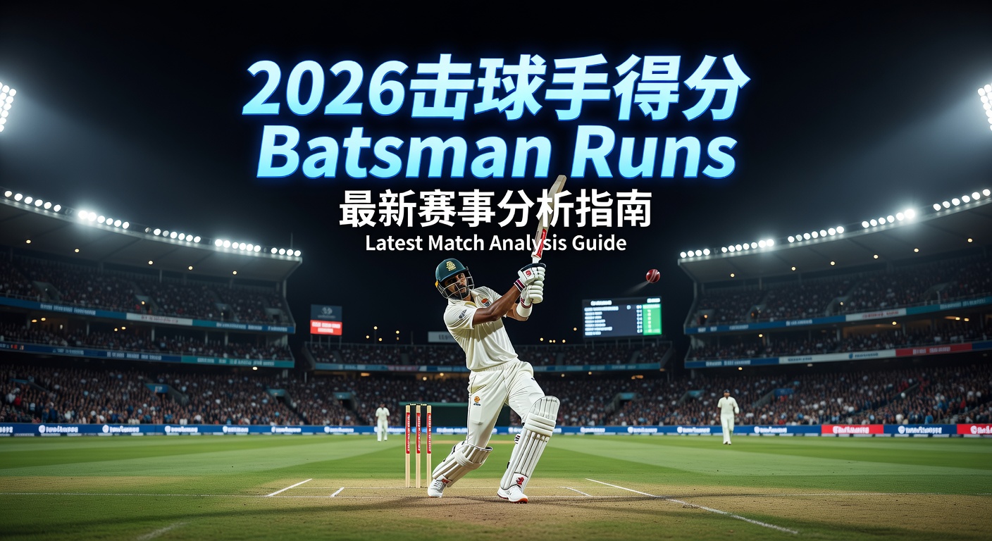 击球手得分 Batsman Runs 2026赛季预测